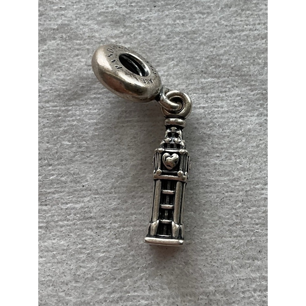 Pandora ALE 925 Sterling Silver London Big Ben Dangle Charm